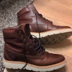 Sz9 Timberland Women's Brown Leather Kenniston Boots